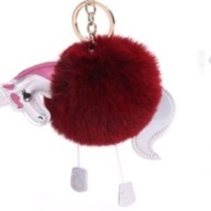 Unicorn key ring Purse Accessory